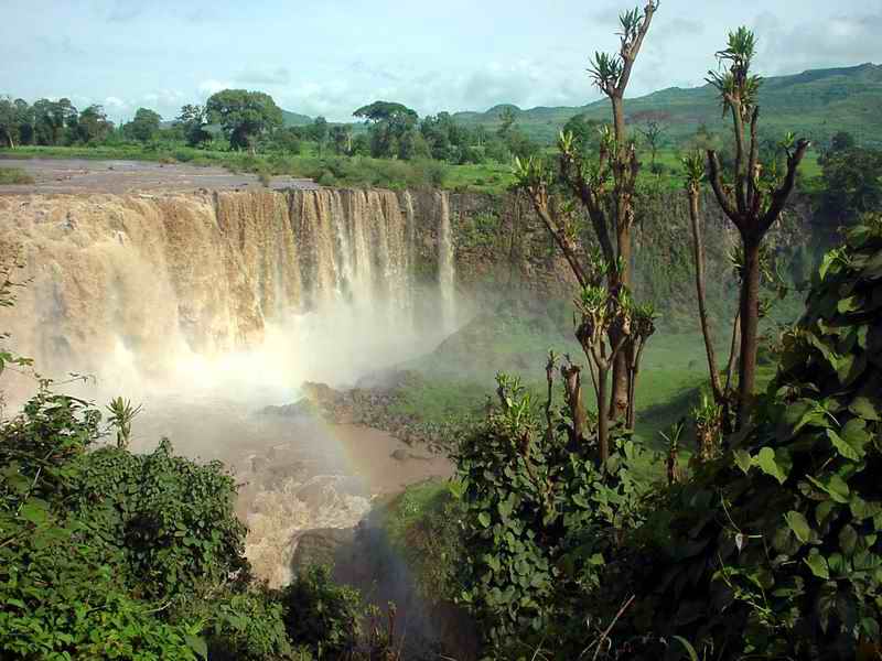 صور نهر النيل Blue Nile falls